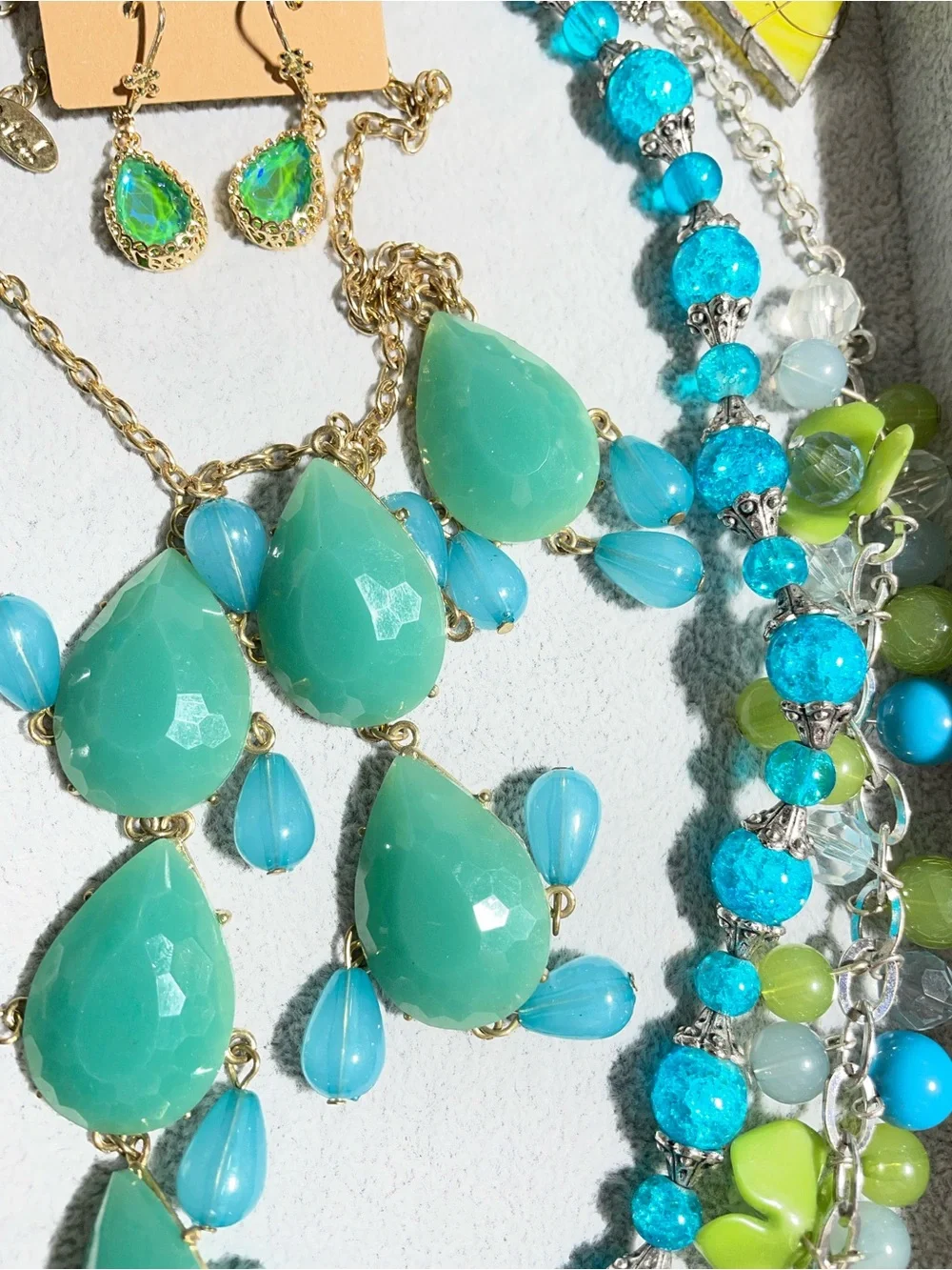 Fashion Jewelry blue green